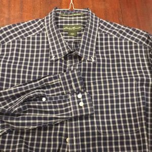 Eddie Bauer Wrinkle-Free Relaxed Fit Oxford Shirt